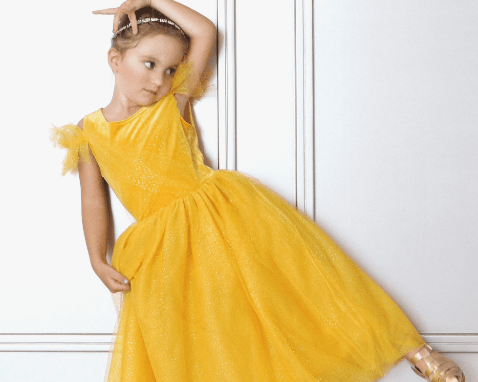 Joy by Teresita Orillac Princess Beauty Yellow Costume Dress - hip-kid