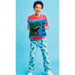 Iscream Skating Dinosaur Plush Pants - hip-kid