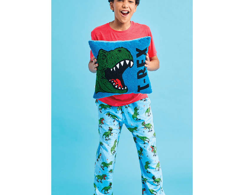 Iscream Skating Dinosaur Plush Pants - hip-kid
