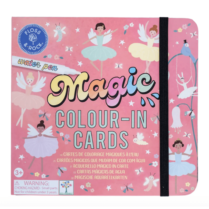 Floss & Rock Enchanted Water Color-In Cards - hip-kid