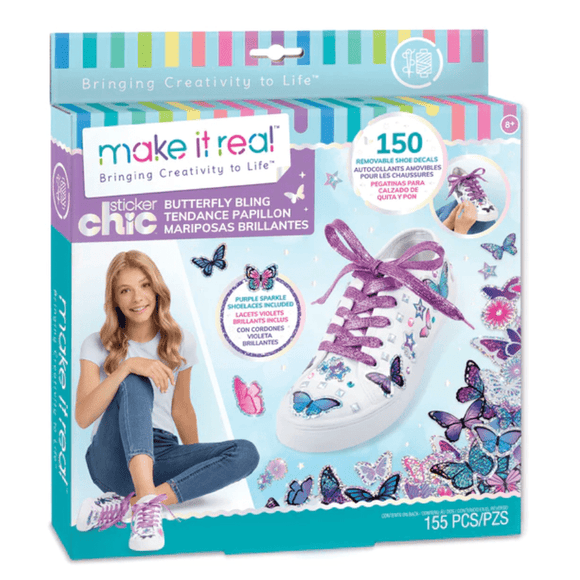 Make It Real Sticker Chic: Butterfly Bling - hip-kid