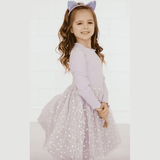 Petite Hailey Patched Tutu Dress - Lilac - hip-kid