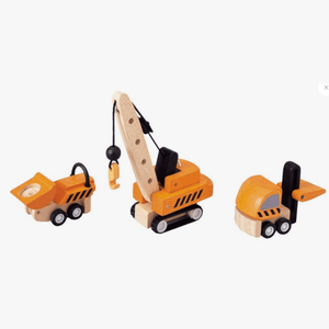 Plan Toys Construction Vehicles - hip-kid