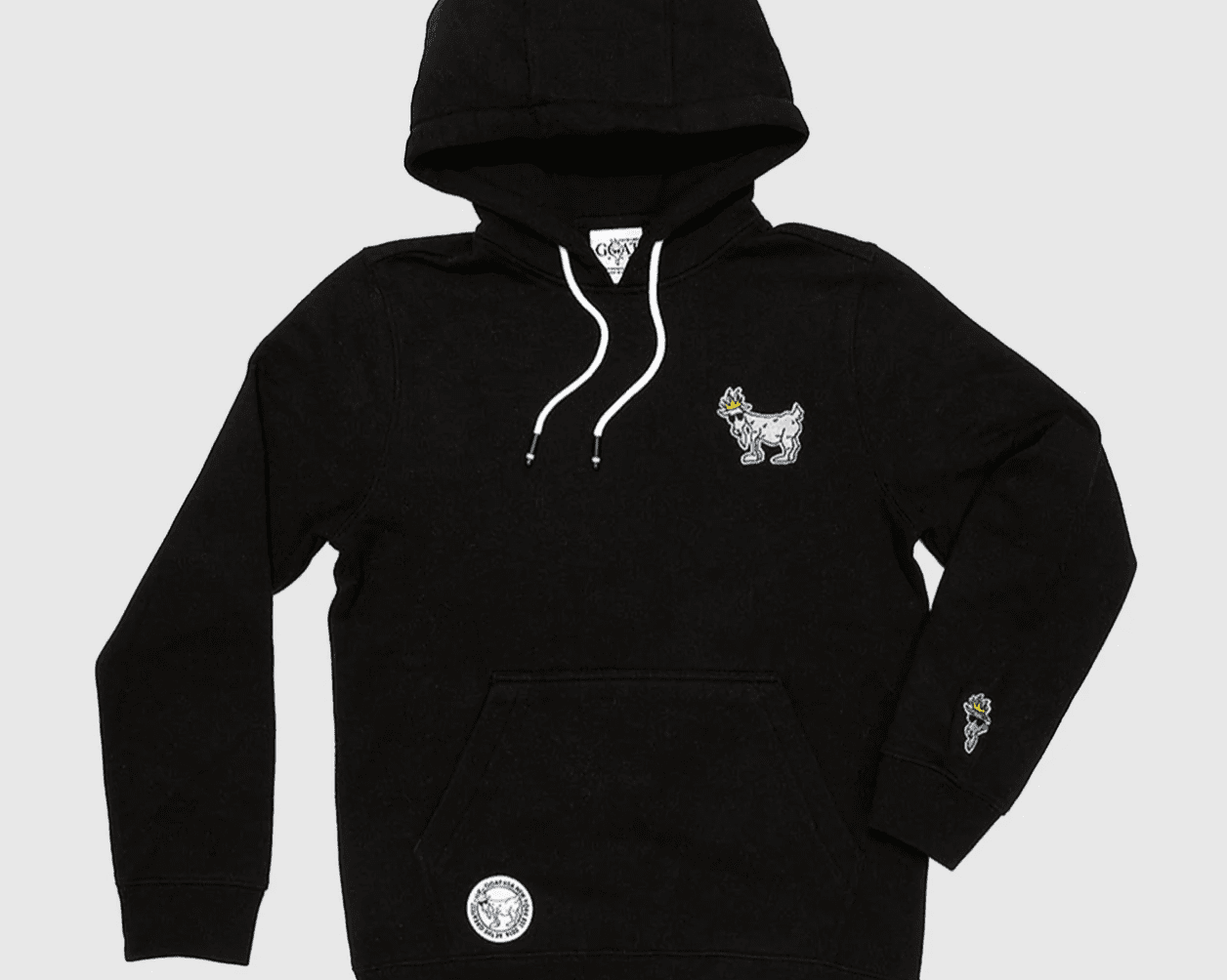 Goat USA OG Hooded Sweatshirt - Black - hip-kid