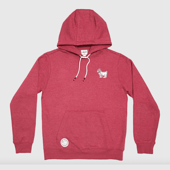 Goat USA OG Hooded Sweatshirt - Cardinal - hip-kid