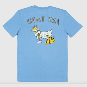 Goat USA Cash Money T-Shirt - Carolina Blue - hip-kid