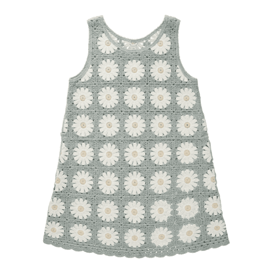 Rylee & Cru Crochet Tank Mini Dress - Daisy - hip-kid