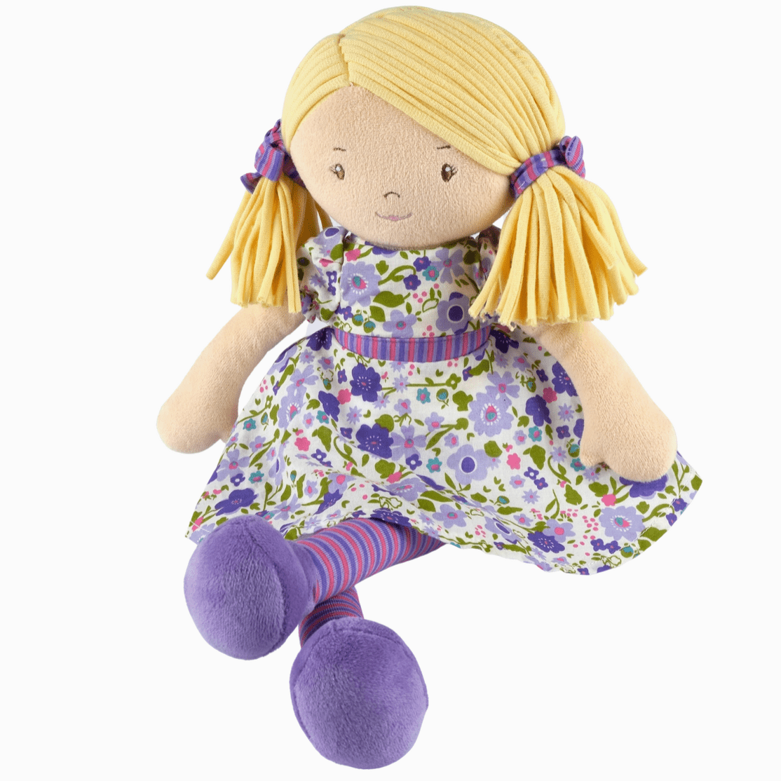 Bonikka Peggy Blonde Hair with Lilac & Pink Dress - hip-kid