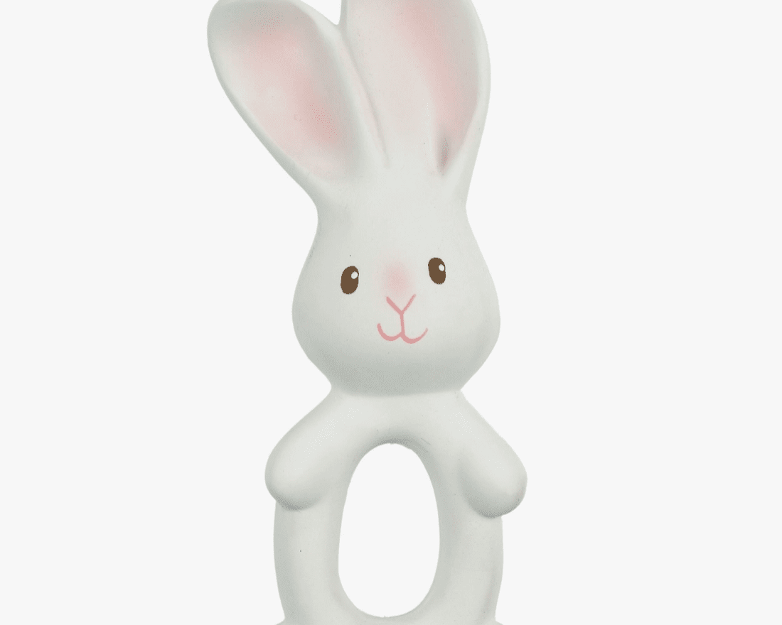 Tikiri Havah The Bunny Natural Rubber Teether - hip-kid