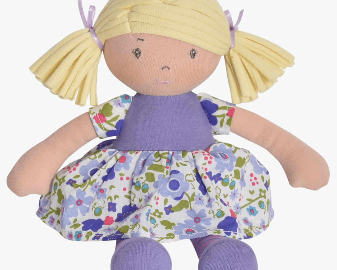 Bonikka Lil' Peggy Blonde Hair with Lilac & Pink Dress - hip-kid