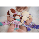 Bonikka Lil' Peggy Blonde Hair with Lilac & Pink Dress - hip-kid