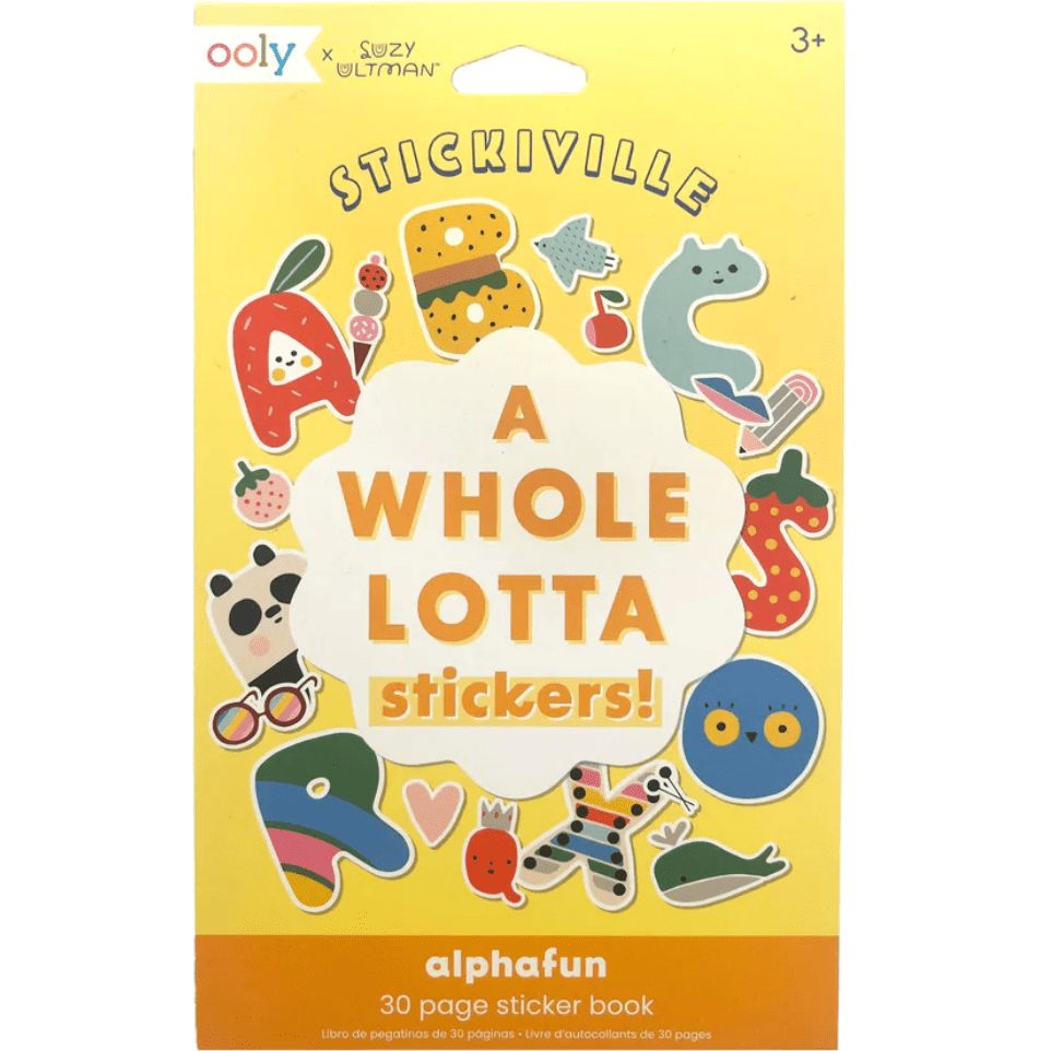 OOLY Stickiville Stickers X Suzy A Whole Lotta Stickers - Alphabet - hip-kid