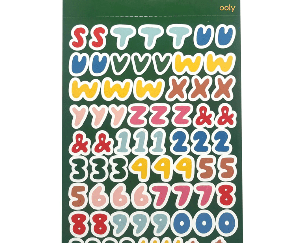 OOLY Stickiville Stickers X Suzy A Whole Lotta Stickers - Alphabet - hip-kid