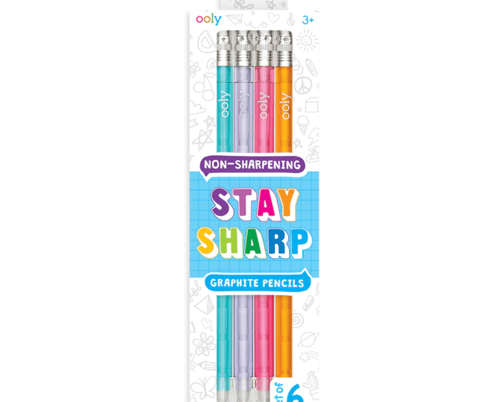 Ooly Stay Sharp Graphite Pencils - Set of 6 - hip-kid