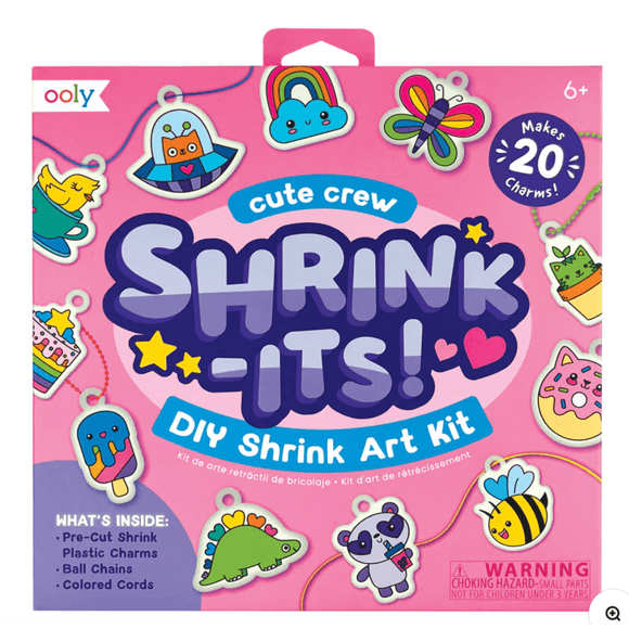 Ooly Shrink-Its! D.Y.I Shrink Art Kit - Cute Crew - hip-kid