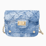 Zomi Gems - Tie Dye Quilted Denim Handbag - hip-kid