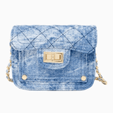 Zomi Gems - Tie Dye Quilted Denim Handbag - hip-kid
