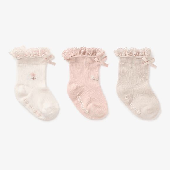 Elegant Baby Floral Ankle Socks 0-12m - hip-kid