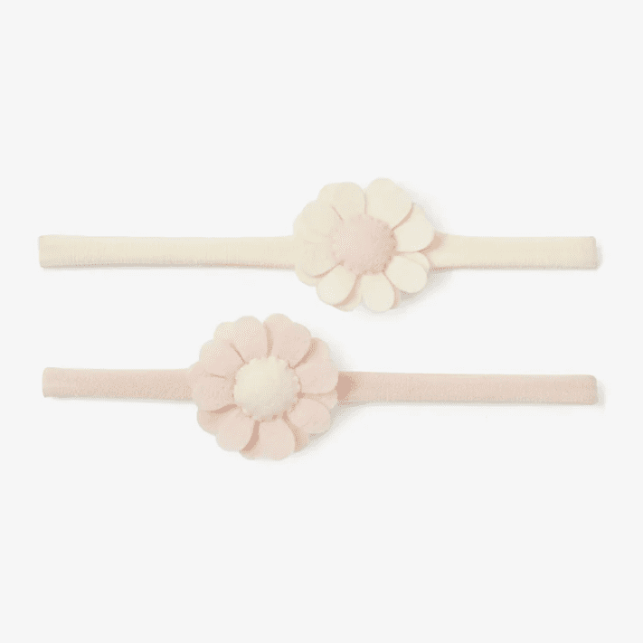 Elegant Baby 0-12m Headband Felt Flower 2PK - hip-kid