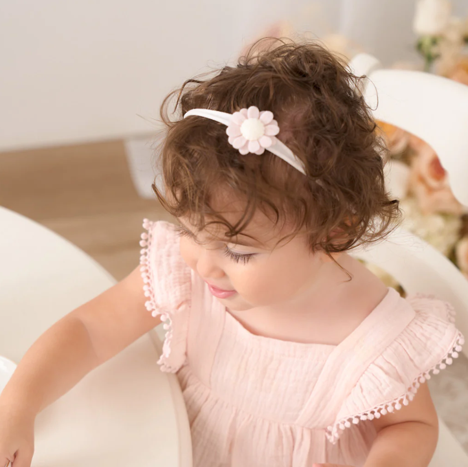 Elegant Baby 0-12m Headband Felt Flower 2PK - hip-kid