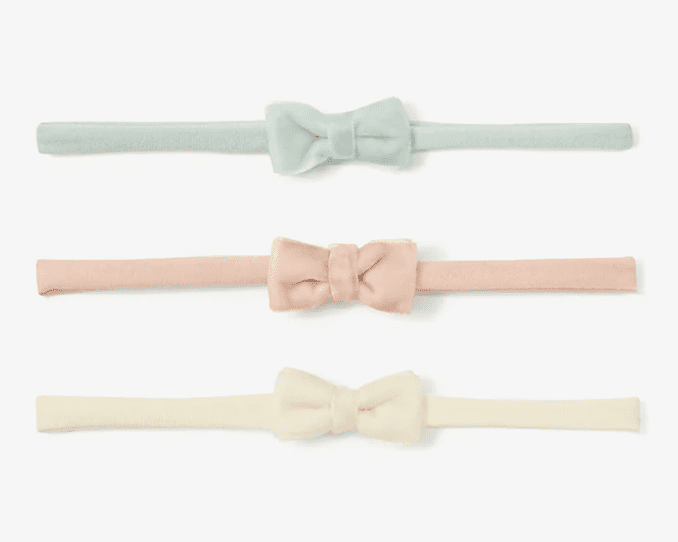 Elegant Baby 0-12m Headband Velvel Bows 3PK - hip-kid