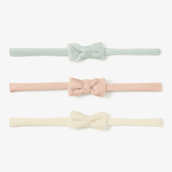 Elegant Baby 0-12m Headband Velvel Bows 3PK - hip-kid