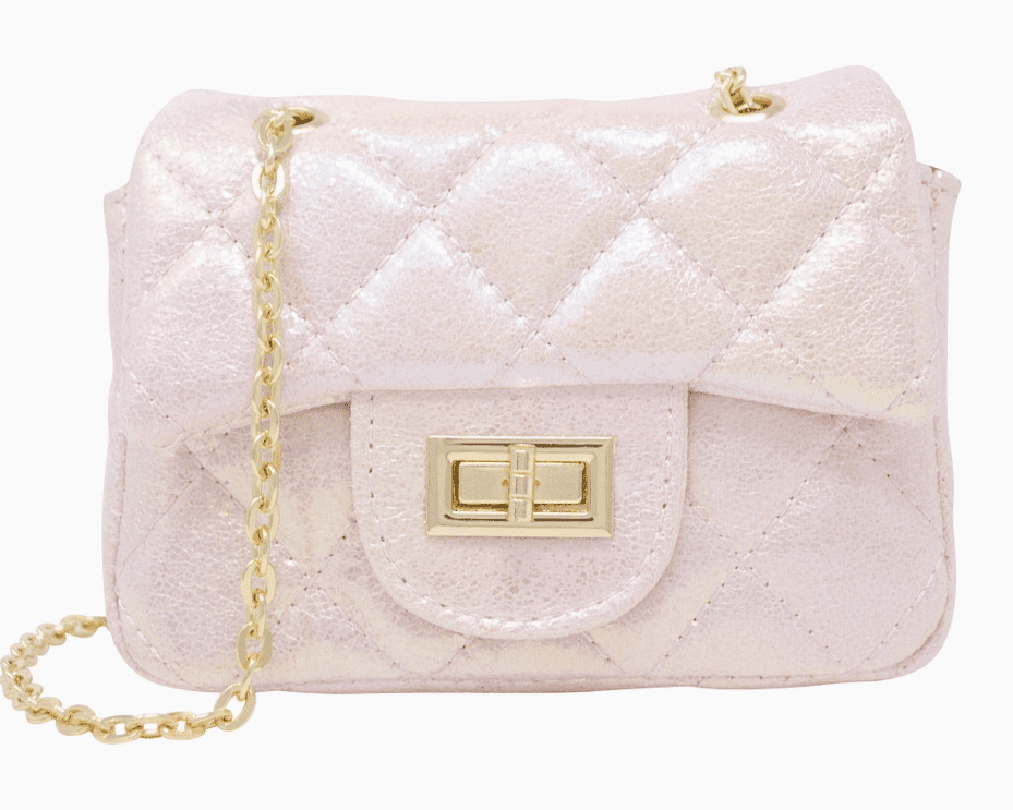 Zomi Gems - Classic Quilted Shiny Mini Bag - hip-kid