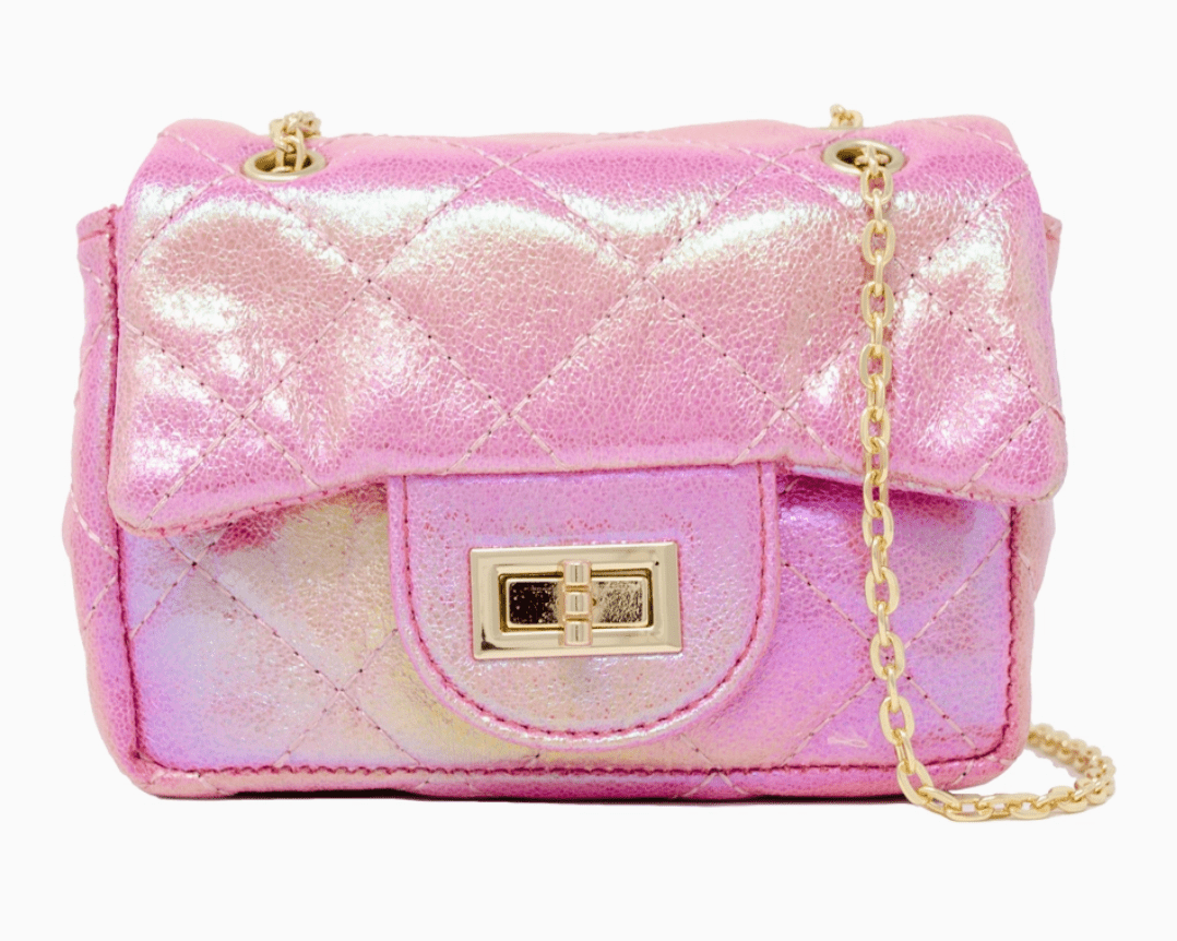 Zomi Gems - Classic Quilted Shiny Mini Bag - hip-kid