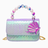 Zomi Gems - Mermaid Pearl Handle Seashell Bag - hip-kid