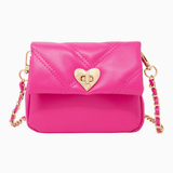 Zomi Gems - Quilted Soft Heart Lock Purse - hip-kid