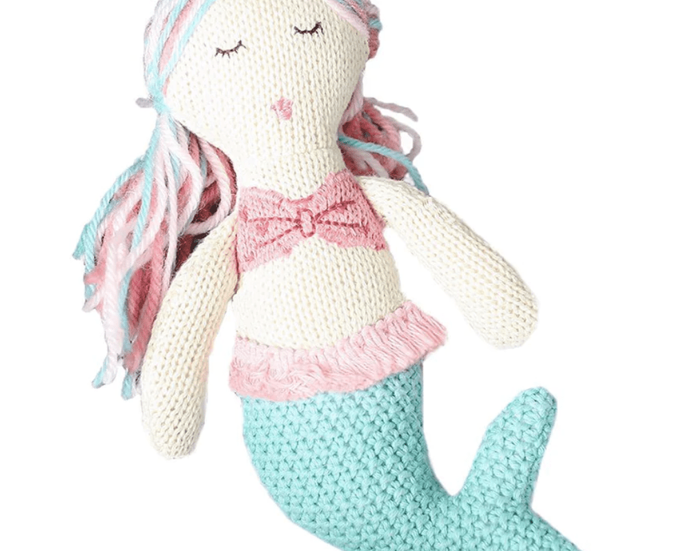 Mon Ami Mermaid Plush Rattle - hip-kid