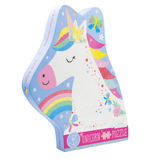 Floss & Rock 40pc Jigsaw Shaped Unicorn Rainbow - hip-kid