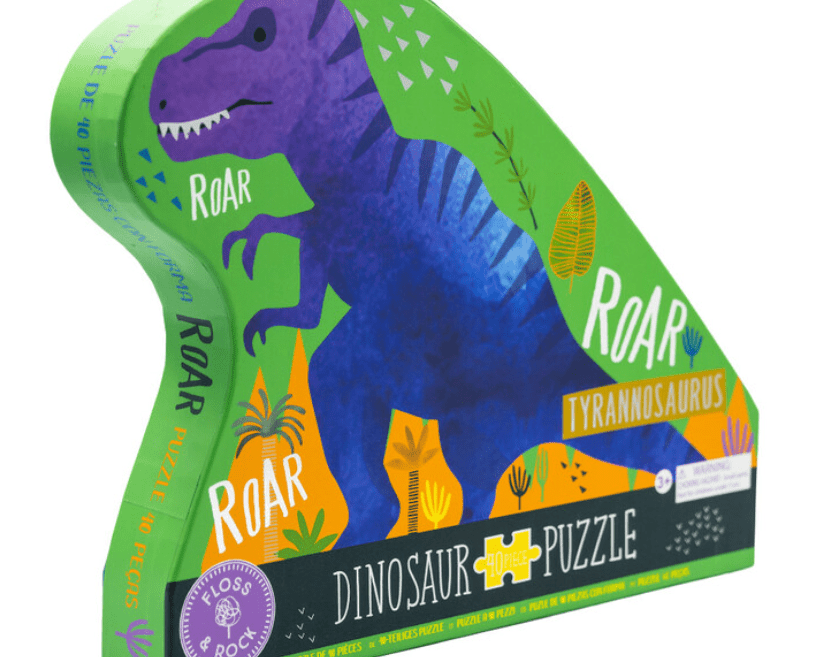 Floss & Rock 40pc Jigsaw Dinosaur - hip-kid