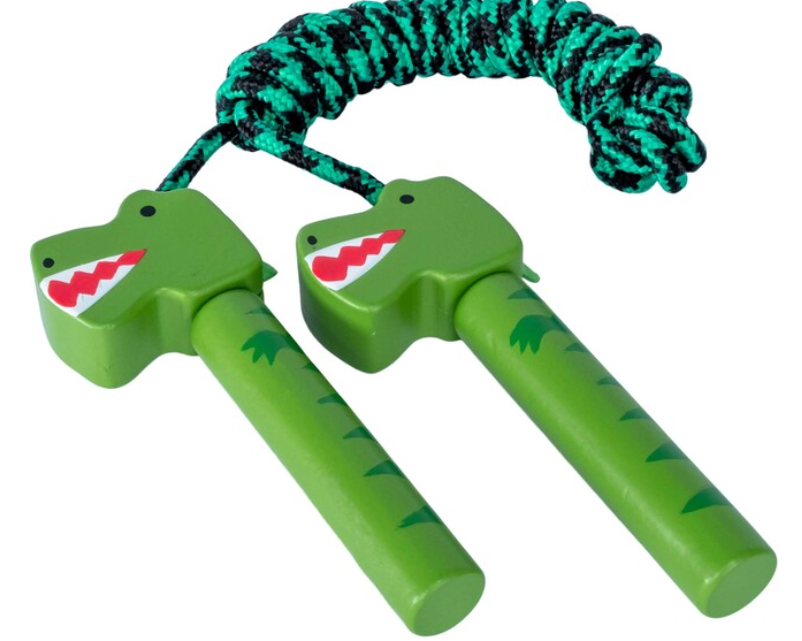 Floss and Rock Dino Skipping Rope (Jump Rope) - hip-kid