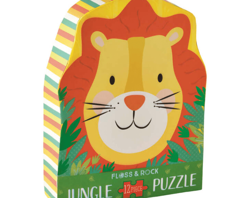 Floss & Rock 12pc Jigsaw Lion - hip-kid