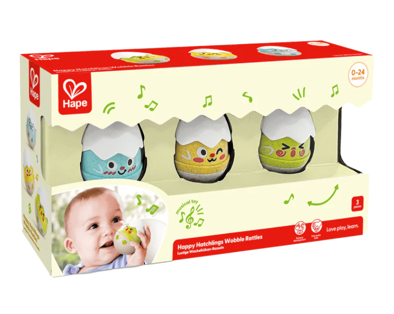 Hape Happy Hatchlings Wobble Rattles - hip-kid