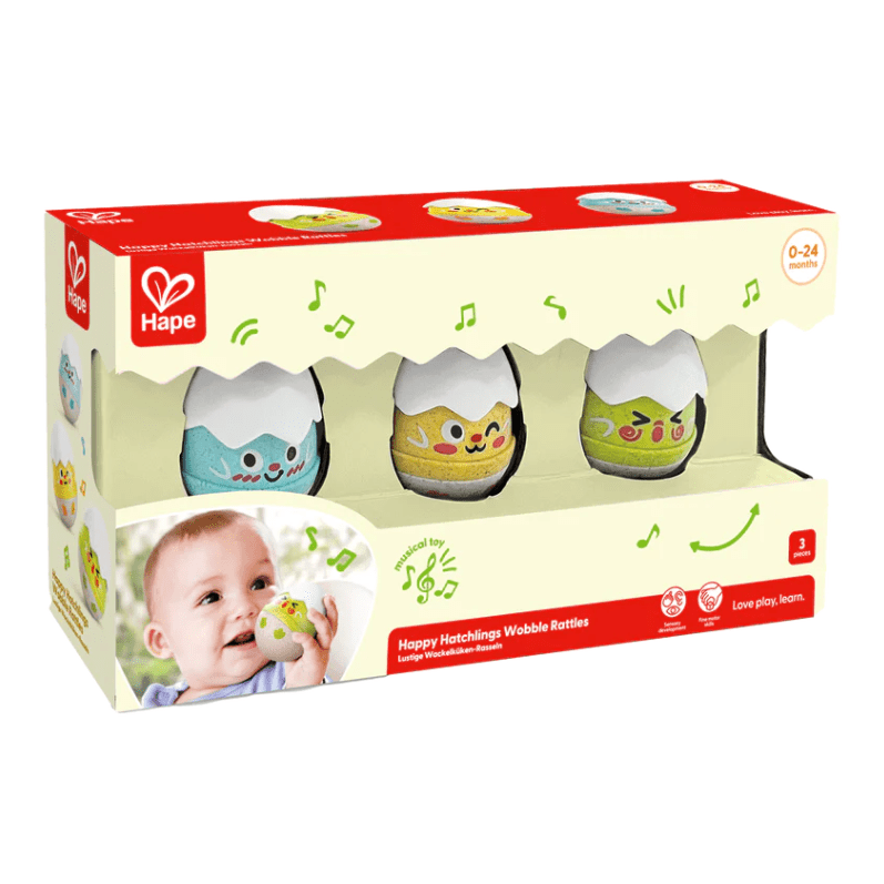Hape Happy Hatchlings Wobble Rattles - hip-kid