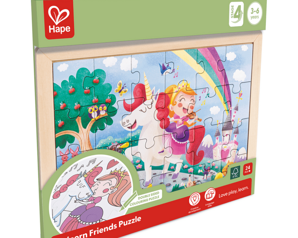 Hape Unicorn Friends Puzzle - hip-kid