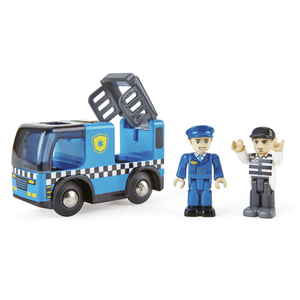 Hape Police Truck With Siren - hip-kid