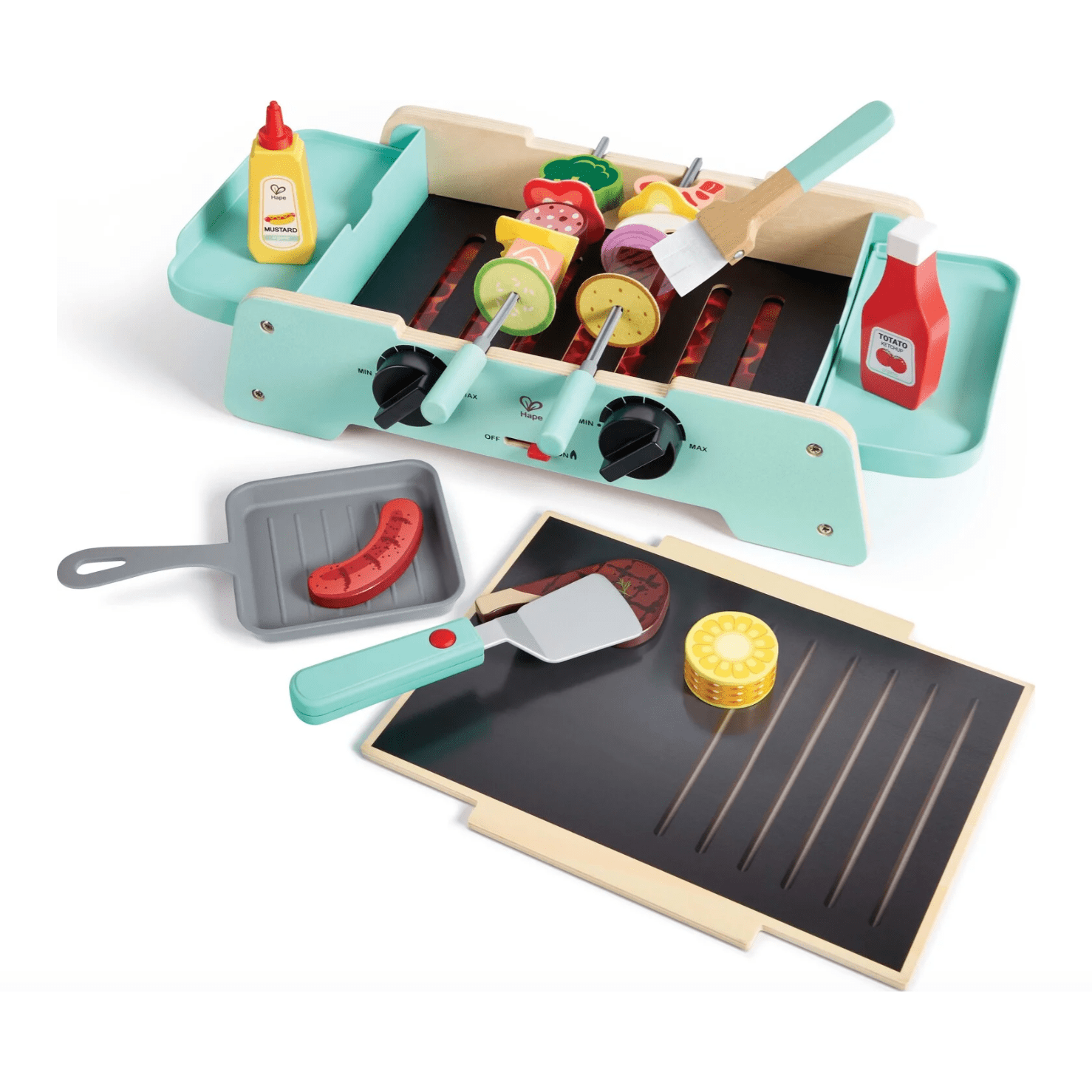 Hape Sizzling Griddle & Grill BBQ - hip-kid