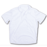 Shade Critters Boys Terry Polo - White - hip-kid