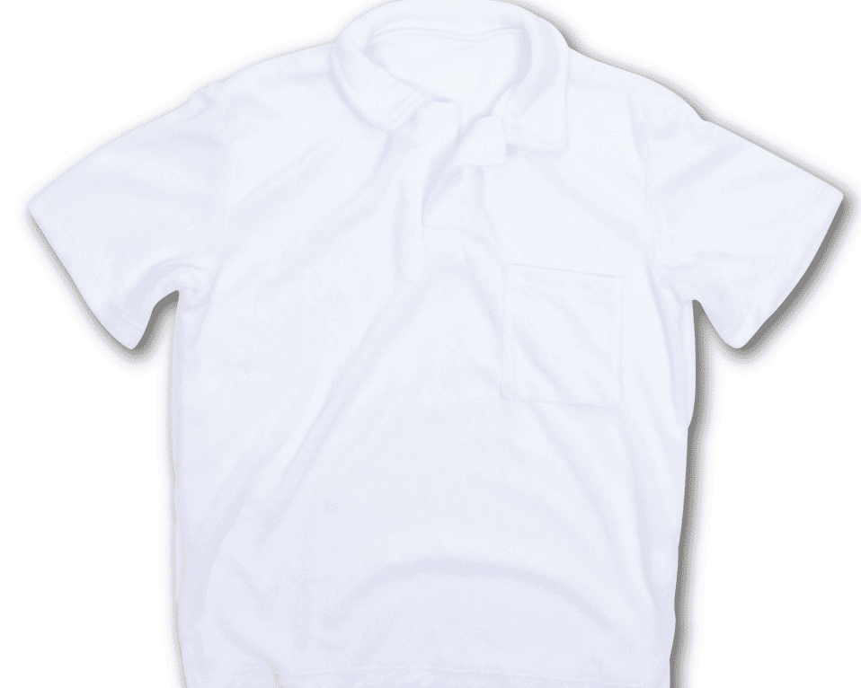 Shade Critters Boys Terry Polo - White - hip-kid