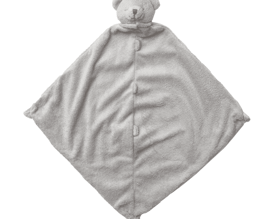 Angel Dear Soft Blankie - Grey Bear - hip-kid