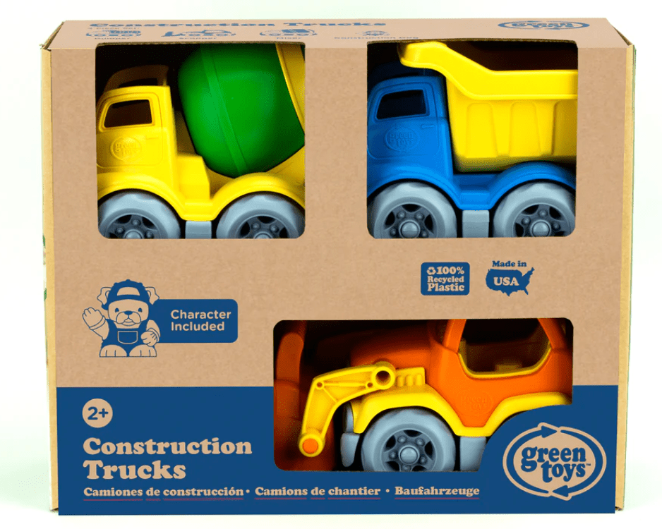 Green Toys Construction Vehicles - 3 Pack - hip-kid