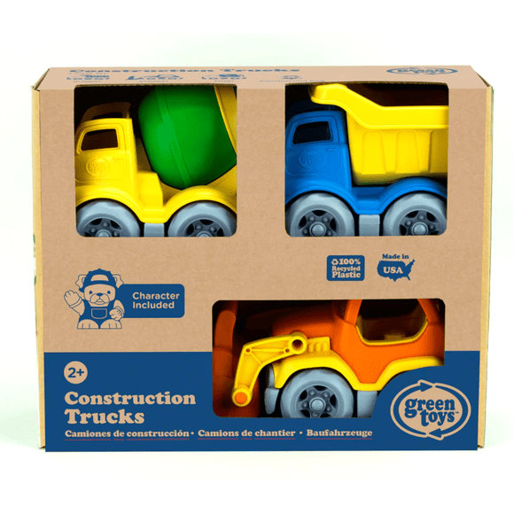 Green Toys Construction Vehicles - 3 Pack - hip-kid
