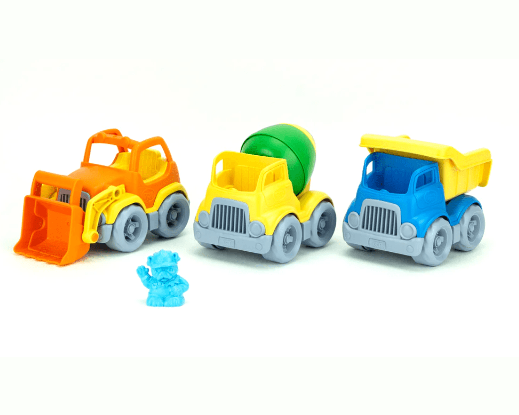 Green Toys Construction Vehicles - 3 Pack - hip-kid