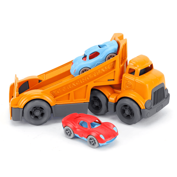 Green Toys Racing Truck w/ 2 Racers - hip-kid