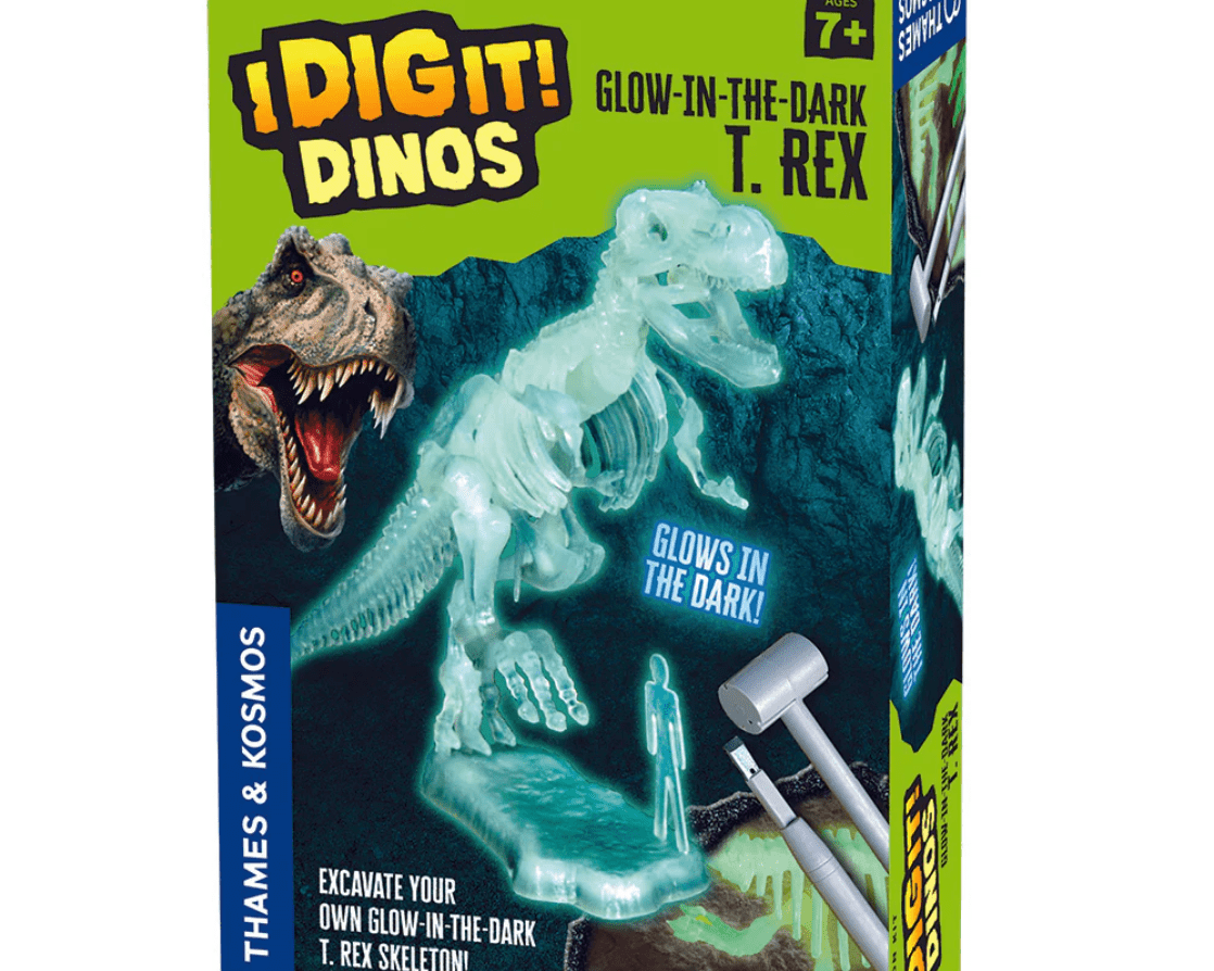 Thames & Kosmos i Dig it! Glow in the Dark T-Rex - hip-kid