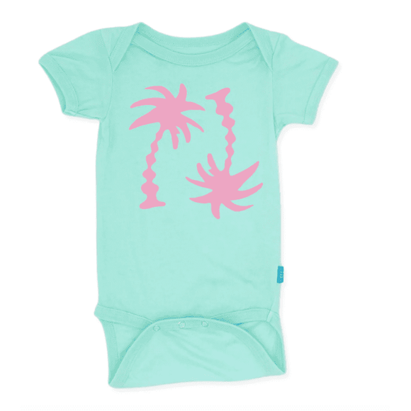 Feather 4 Arrow Wavy Palm One Piece - hip-kid