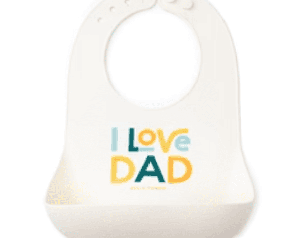 Bella Tunno I Love Dad Wonder Bib - Coconut - hip-kid